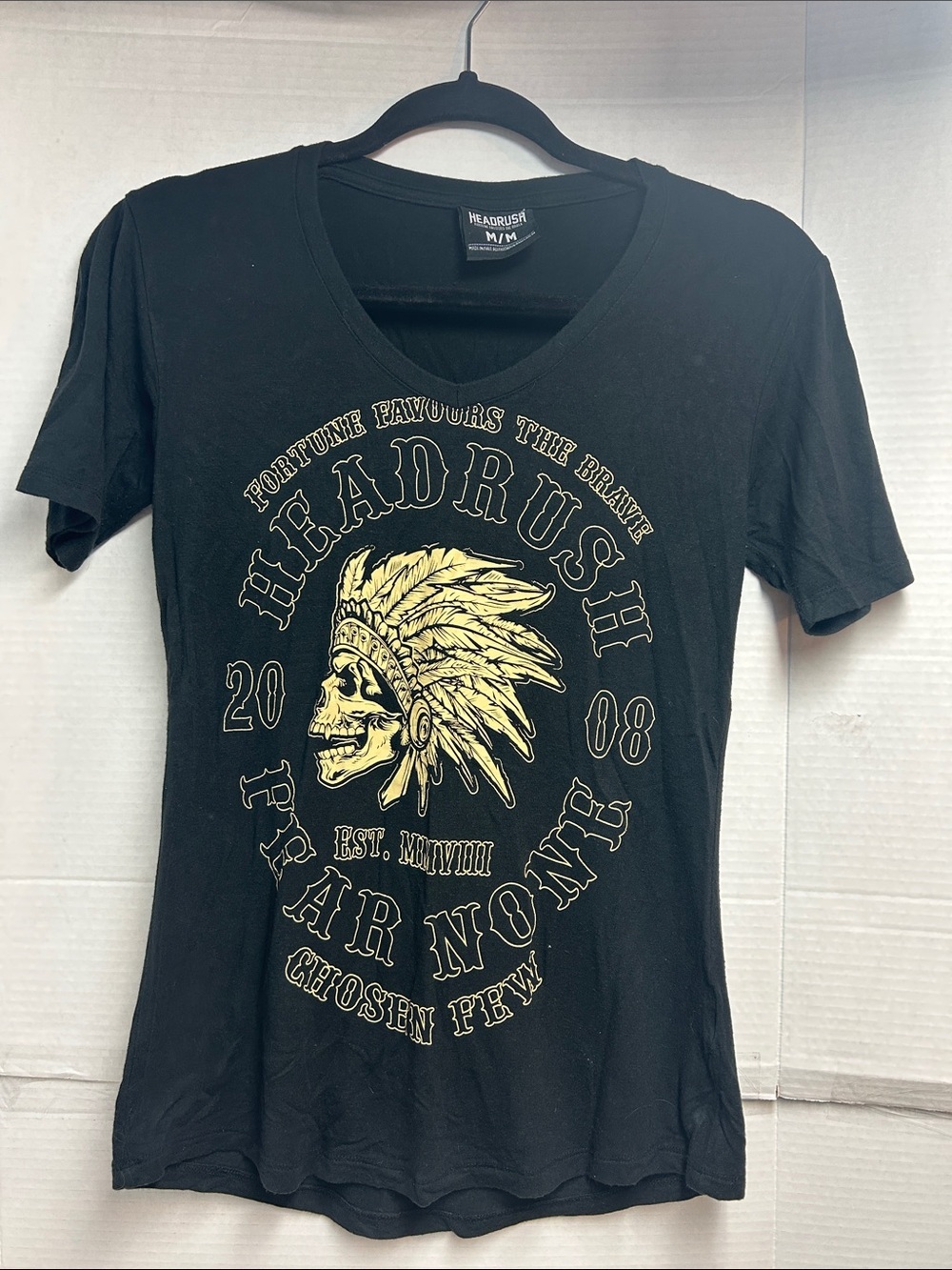 Headrush short tee size M